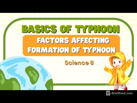 Quarter 3: Science 8 Week 5 | Factors Affecting Typhoon Formation |  MATATAG Curriculum