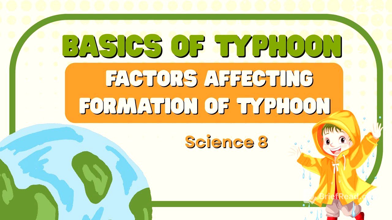 Quarter 3: Science 8 Week 5 | Factors Affecting Typhoon Formation |  MATATAG Curriculum