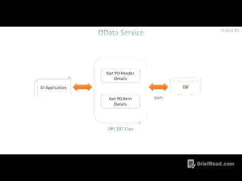 Video 3: OData Service - Filter and Multiple Entity Sets