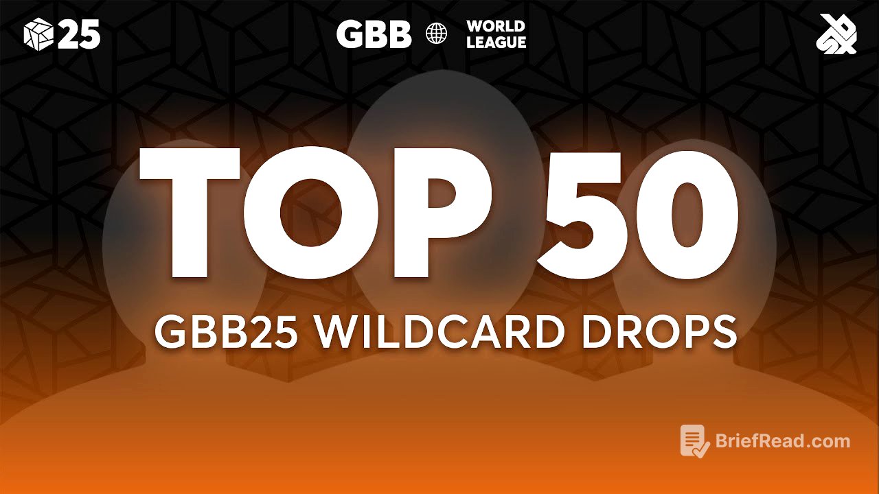 GBB25: Wildcard Competition Top 50 Drops