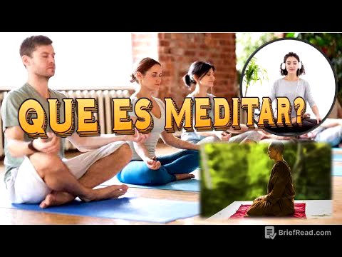 🧘🏻‍♂️QUÉ ES LA MEDITACIÓN - EXPLICADO FÁCIL 🧘🏻‍♂️