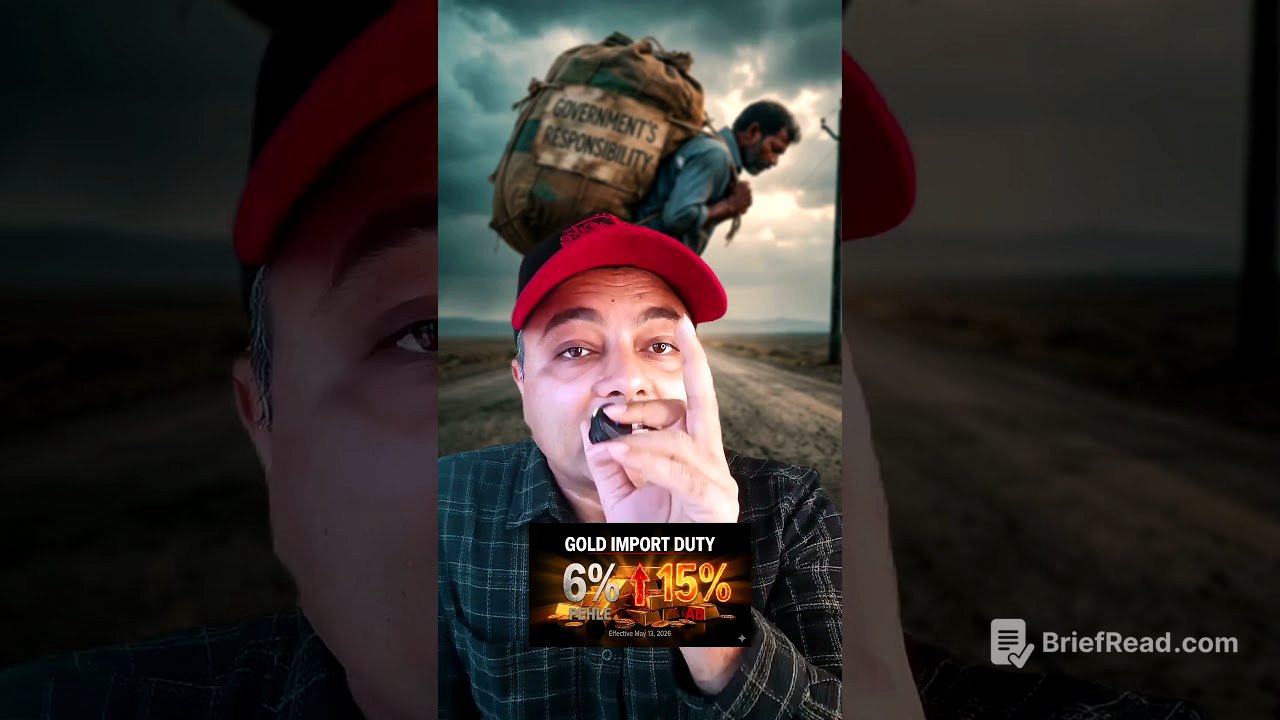 Gold Duty 6% से 15% — पहले Emotional Appeal, फिर रात को Loot | Show 9PM