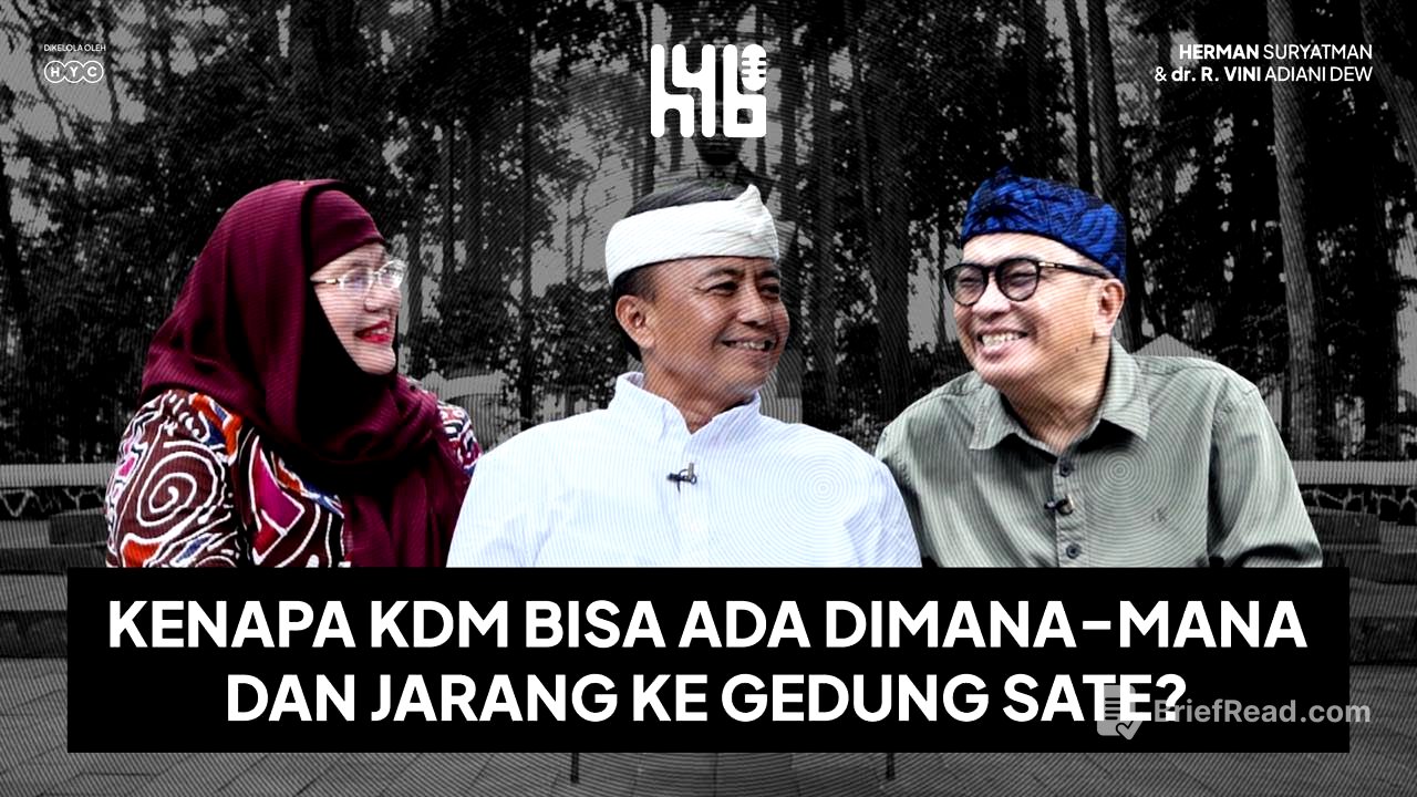 Alasan KDM Lebih Suka Jalan daripada ke Kantor! | Helmy Yahya Bicara