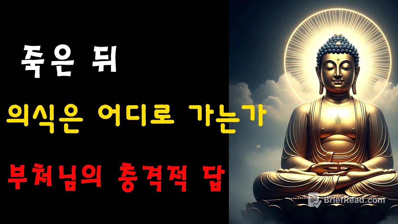 부처님이 사리불에게 밝히셨다: 사람이 죽은 뒤 마음은 어디로 가는가? 이것이 바로 삶의 진정한 목적지다