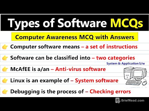Types of Software MCQ with Answers | Computer Awareness