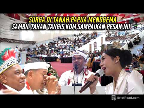 SURGA DI TANAH PAPUA MENGGEMA | SAMBIL TAHAN TANGIS - KDM SAMPAIKAN PESAN INI