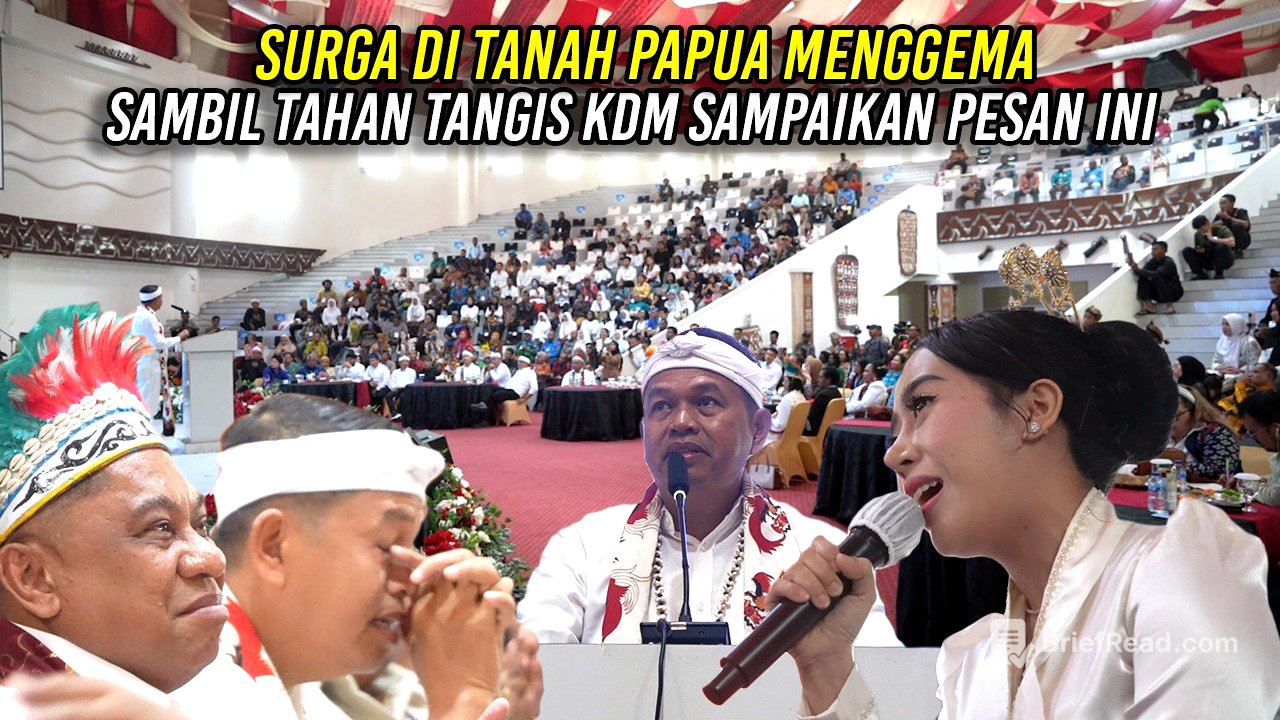 SURGA DI TANAH PAPUA MENGGEMA | SAMBIL TAHAN TANGIS - KDM SAMPAIKAN PESAN INI