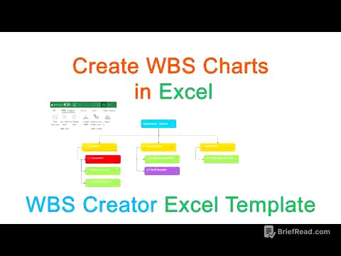 Create a WBS Chart in Excel  - Create Work Breakdown Structure Chart -  Tutorial & Free Download