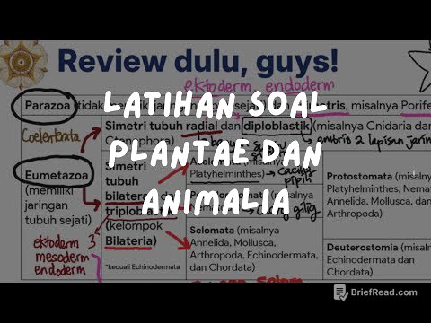 Kelas Inkubasi 012: Biologi - Latihan Soal Plantae dan Animalia