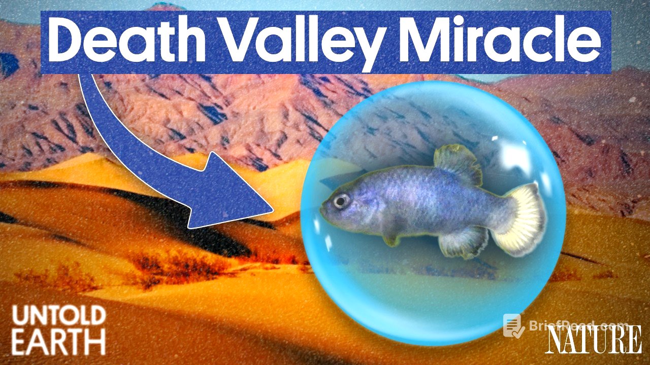 Why The World’s Rarest Fish Is Trapped In The Hottest Desert On Earth