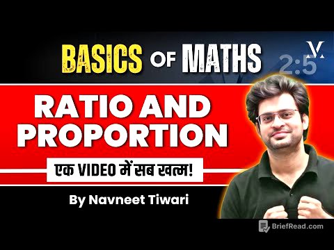 Basics of Maths | Complete Ratio & Proportion | Viral Maths by Navneet Sir