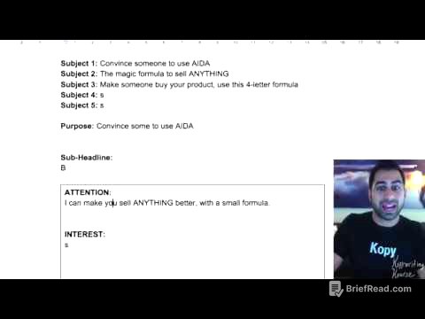 The AIDA Formula For Easy Writing (Demo)