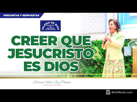 Creer que Jesucristo es Dios (Pregunta y respuesta) Hna. María Luisa Piraquive #IDMJI