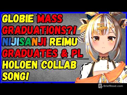 Globie MASS GRADUATIONS?! NijiEN Reimu Graduates, HoloEN collab song