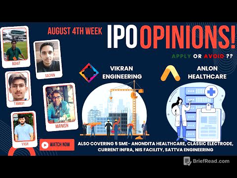 Vikran Engineering, Anlon & other August 4th Week IPOs : Apply/Avoid? Primary Market Chatter