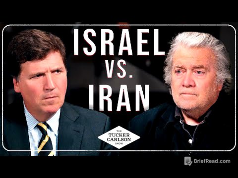 Tucker and Steve Bannon Respond to Israel’s War on Iran and How It Could Destroy MAGA Forever