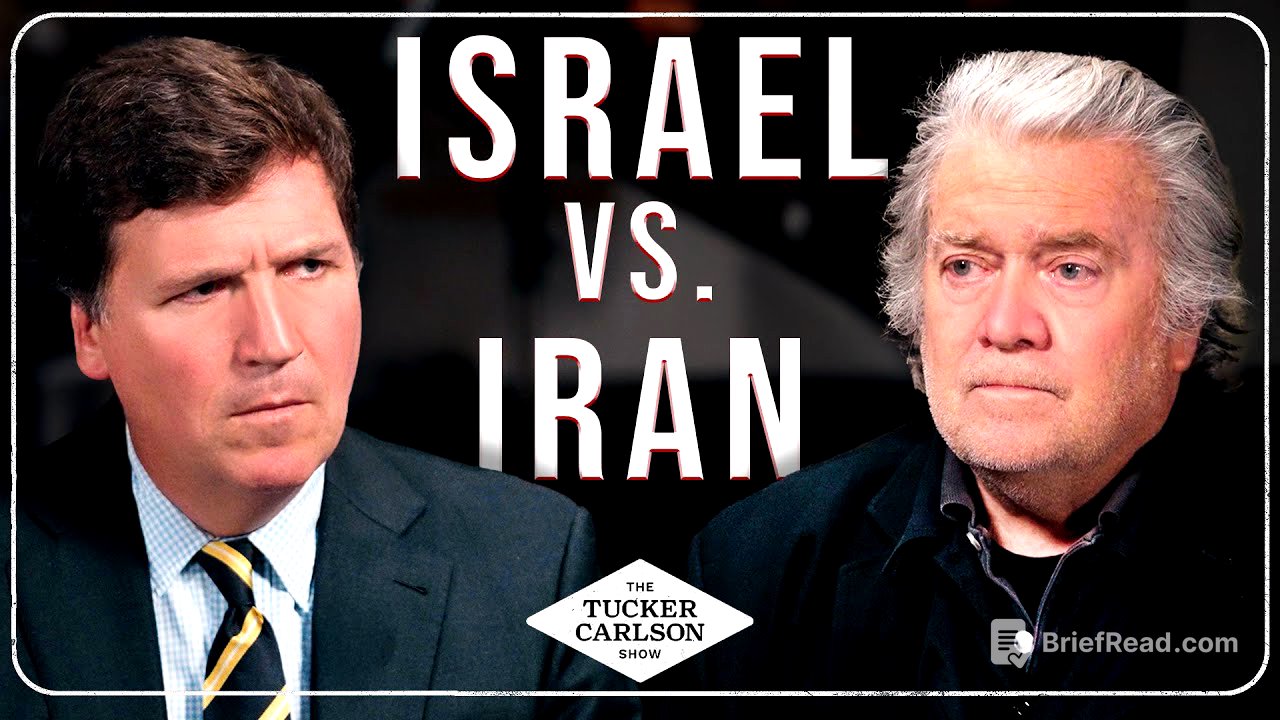 Tucker and Steve Bannon Respond to Israel’s War on Iran and How It Could Destroy MAGA Forever