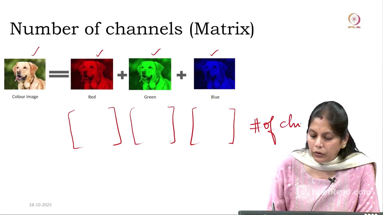 Lec 11  Fundamentals of Image representation and Image preprocessing and Data augmentation