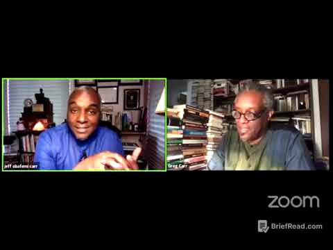 Dr. Greg Carr and Rev. jeff obafemi carr break down Spirituality and History in #BlackIsKing