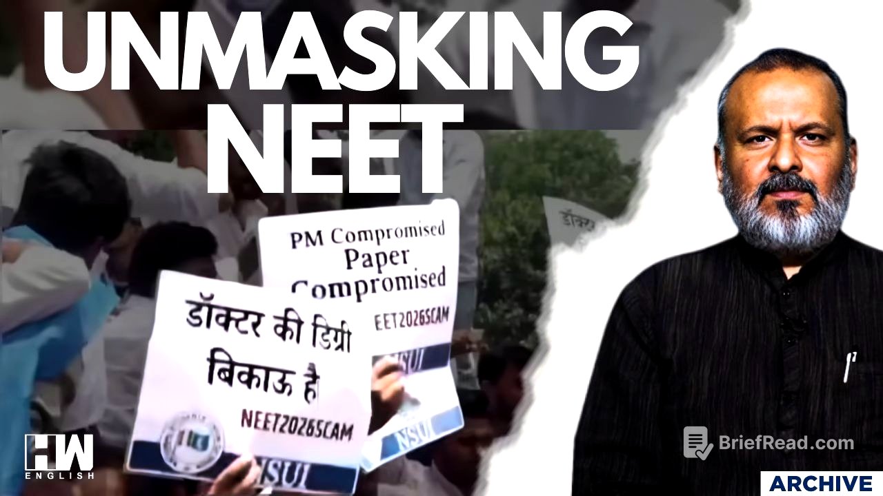 NEET UG 2026 Cancelled: Unpacking The Numbers Behind NEET, Its Impact | Editorial with Sujit Nair