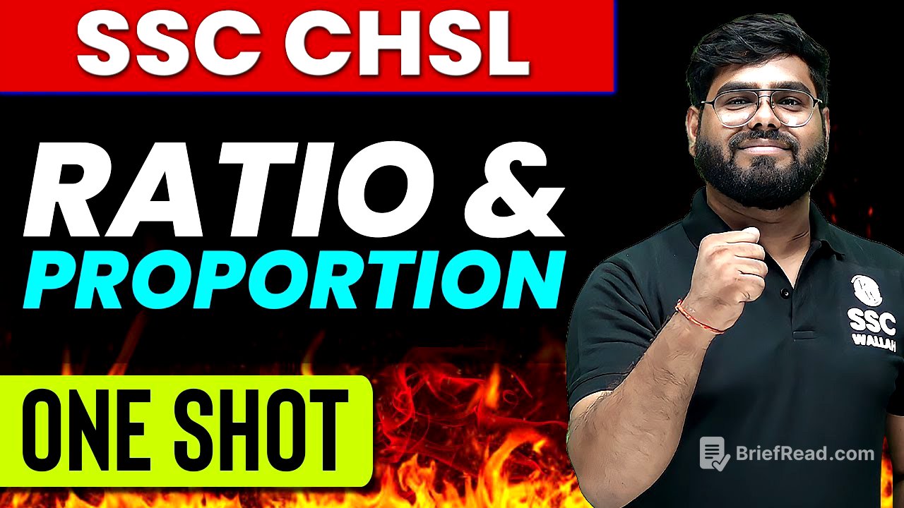 Ratio & Proportion in One Shot | Complete Revision | Zero To Hero | For SSC CHSL