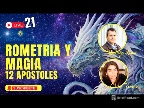 LIVE 21 I ROMETRIA y Magia - 12 Apóstoles RODRIGO ROMO con Gilda Treviño - YO SOY HUMANO LUZ  !!!