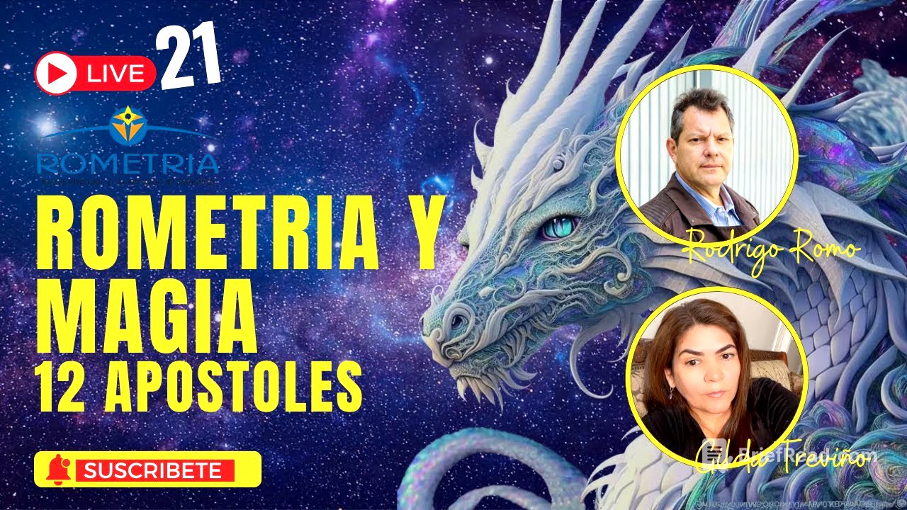 LIVE 21 I ROMETRIA y Magia - 12 Apóstoles RODRIGO ROMO con Gilda Treviño - YO SOY HUMANO LUZ  !!!