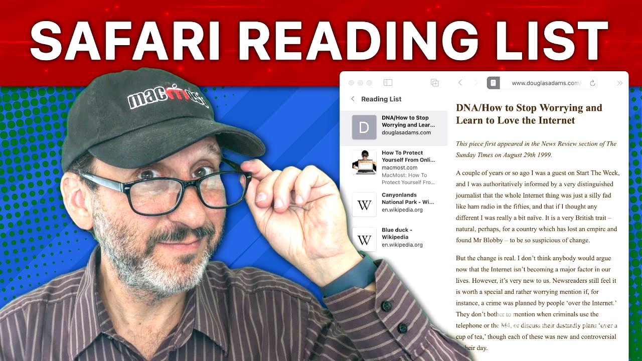 Save Online Articles To Read Later in Safari