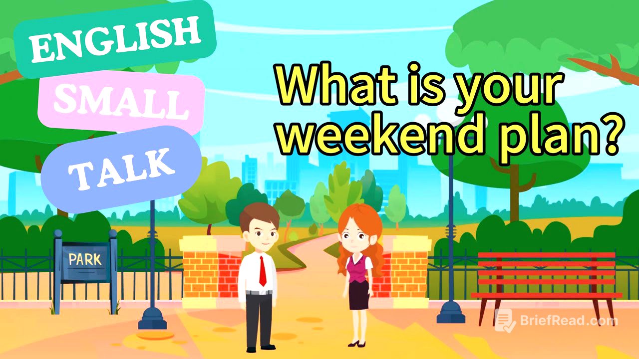 Daily English Conversation | Small Talk: Weekend Plans