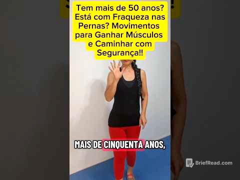  FORTALEÇA SUAS PERNAS E EVITE QUEDAS!   Chega de medo de cair!  #idosos #pernas #dicas #saude #dor