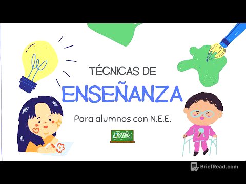 Técnicas de enseñanza para estudiantes con necesidades especiales