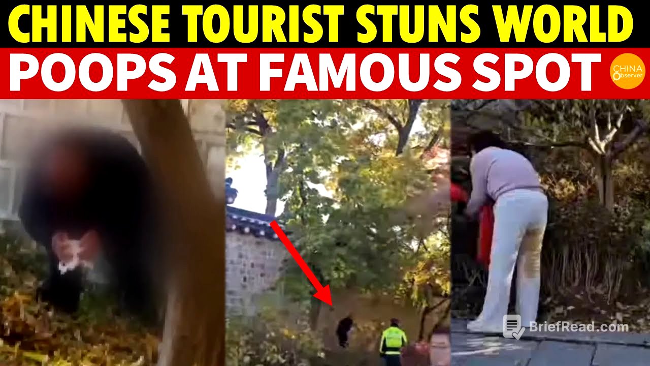Shocking Scene at Seoul’s Gyeongbokgung Palace: Chinese Tourists Caught Pooping by Ancient Wall
