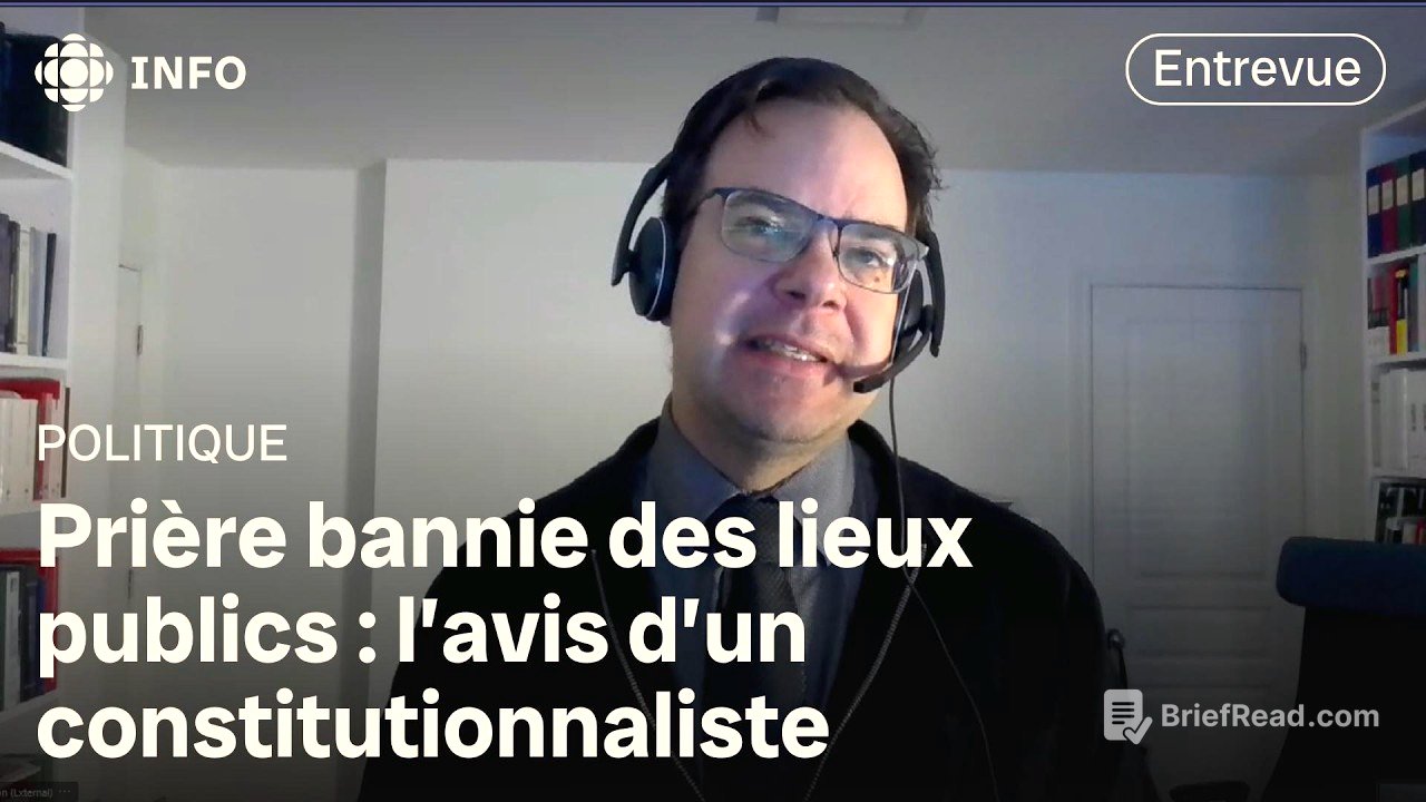 Québec veut interdire la prière en public | D'abord l'info
