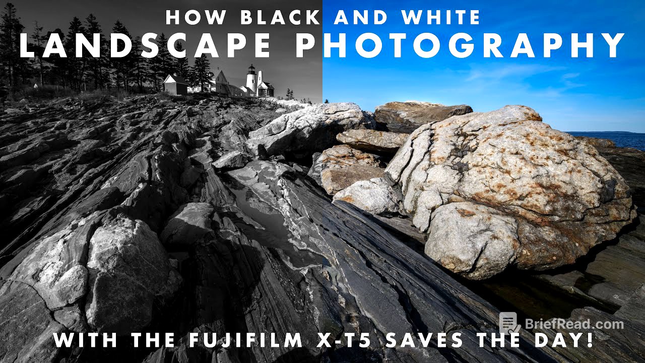 How Black and White Photography with the X-T5 Saved the Day when Shooting Landscapes on a Sunny Day