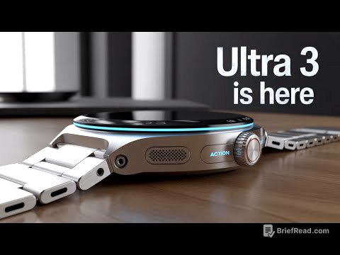 Apple Watch Ultra 3 – The Wait Will Be Over Soon! Full Details Revealed Inside!