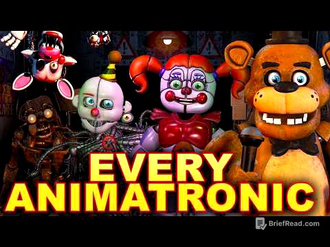 Every FNAF Animatronic Explained! | Five Nights At Freddy's Lore