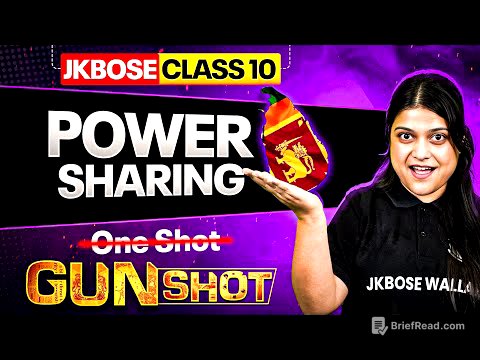 JKBOSE Class 10th Civics | POWER SHARING | GUN-SHOT Series | JKBOSE Wallah