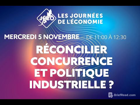 Réconcilier concurrence et politique industrielle - 05/11 - 11h00 (LYON 3 ROUBIER)