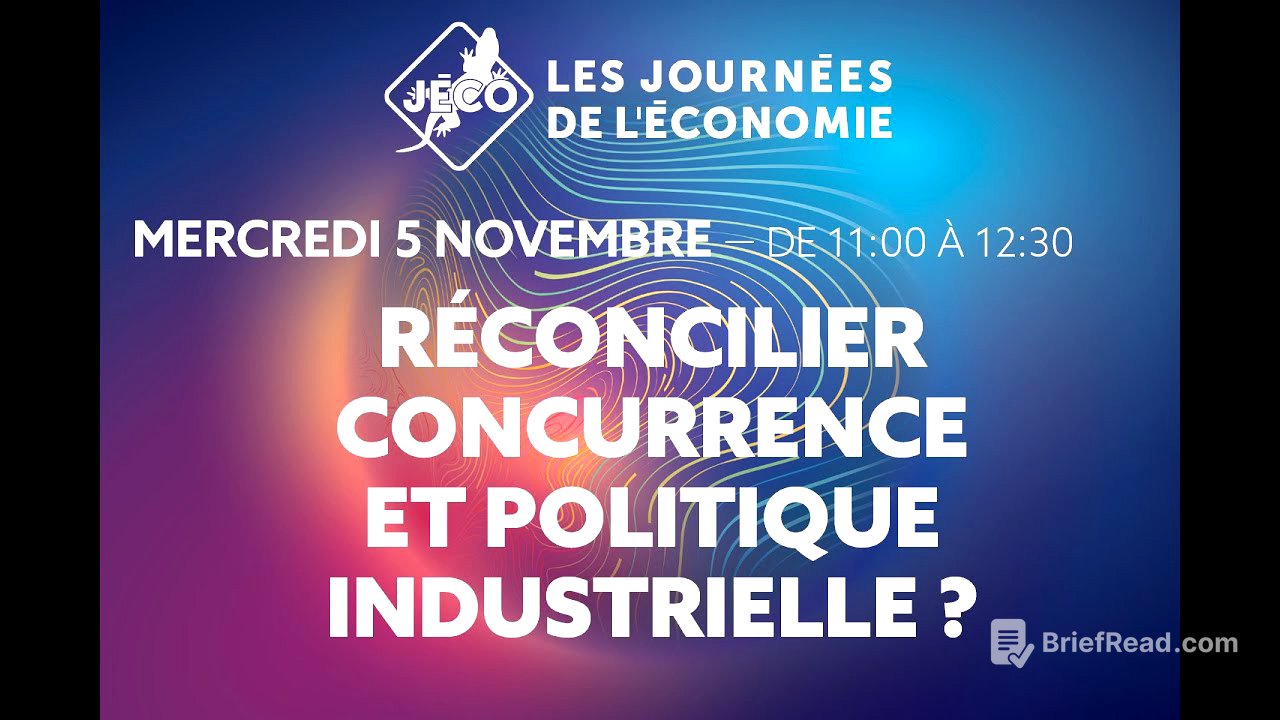 Réconcilier concurrence et politique industrielle - 05/11 - 11h00 (LYON 3 ROUBIER)
