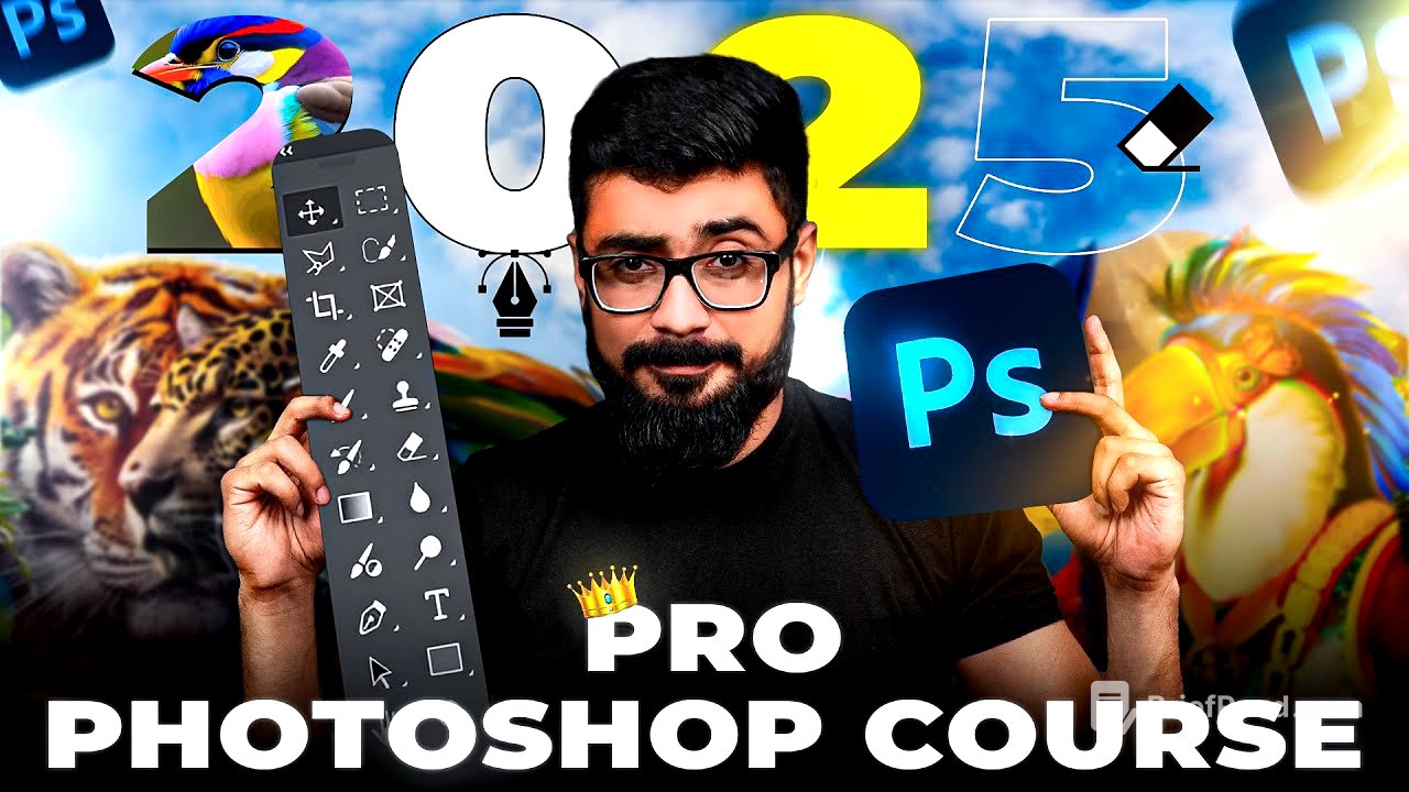 Adobe Photoshop Full Course for Beginners to Advance 2025 by HBA Services
