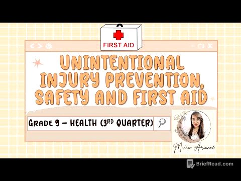HEALTH Grade 9 - Unintentional Injuries and First Aid - (3rd Quarter HEALTH - MAPEH)