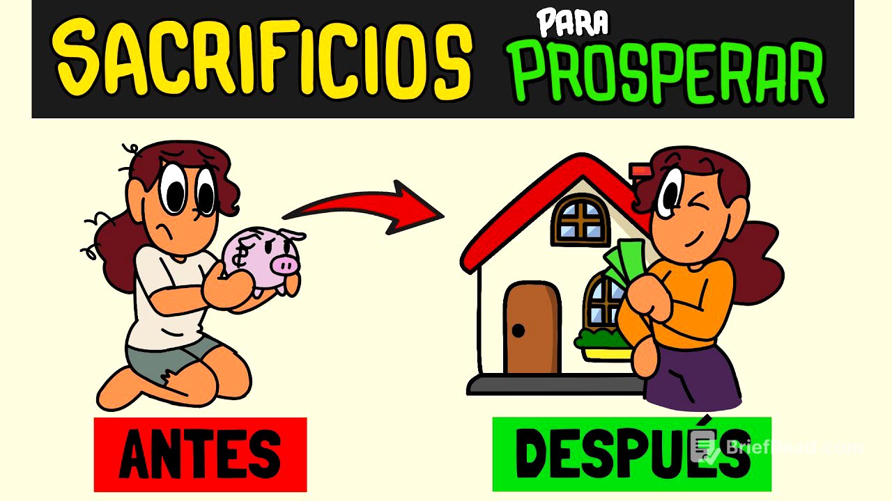 💰 4 SACRIFICIOS que debes hacer para Prosperar Financieramente 📈