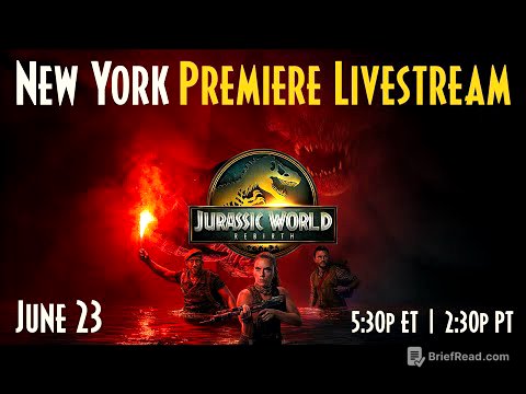 New York Premiere with the Jurassic World Rebirth cast and filmmakers