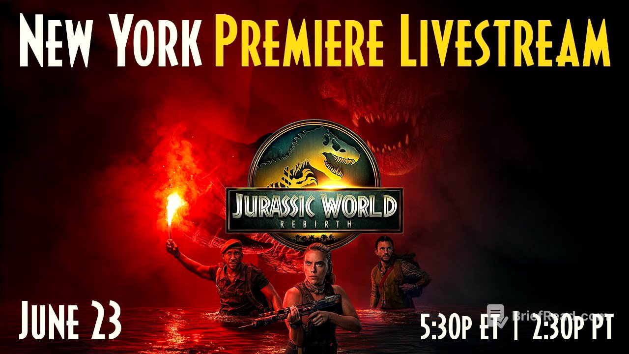 New York Premiere with the Jurassic World Rebirth cast and filmmakers