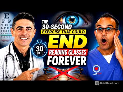 The 30-Second Exercise That Could End Reading Glasses Forever. (Top Vision Expert Explains)