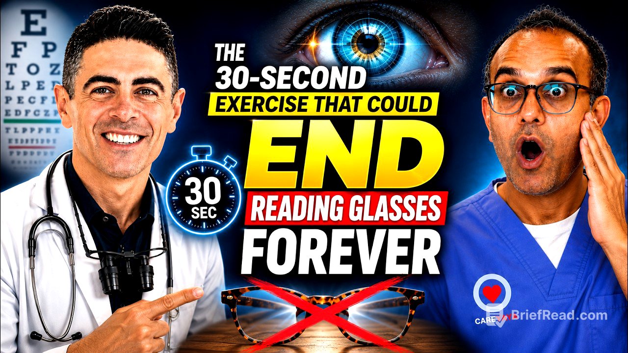The 30-Second Exercise That Could End Reading Glasses Forever. (Top Vision Expert Explains)