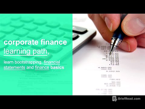 corporate finance 101 learning path, learn bootstrapping, financial statements, and business finance