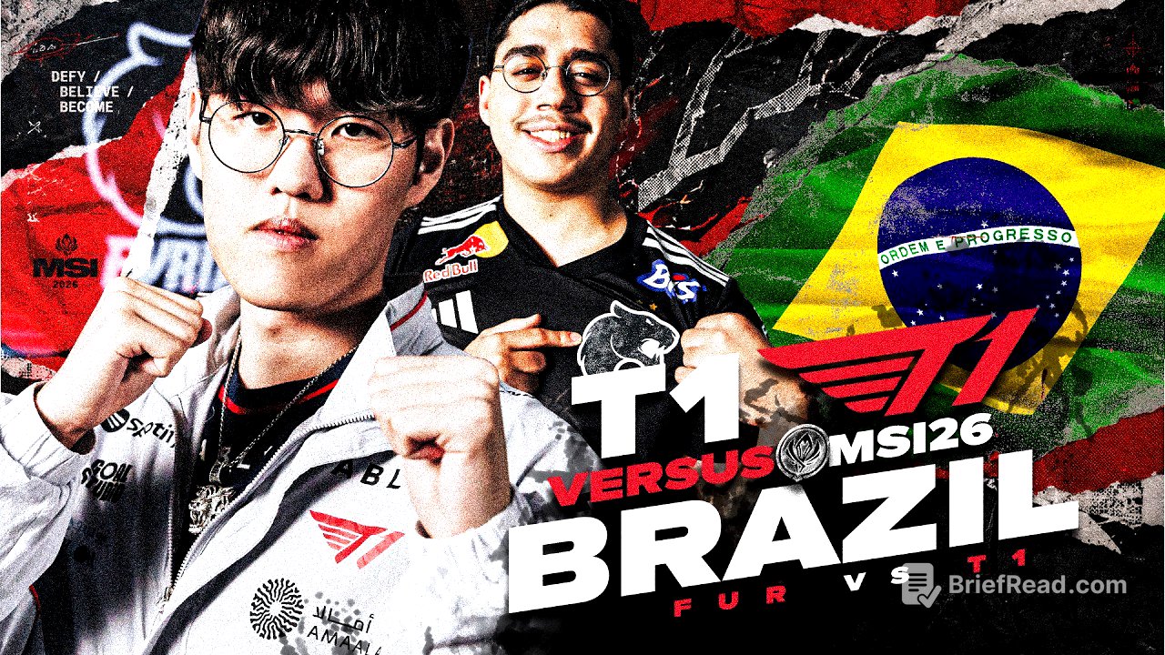 T1 TAKE ON BRAZIL - T1 VS FURIA - MSI 2026