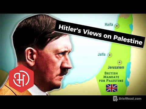 What Did Hitler Think of Mandatory Palestine?