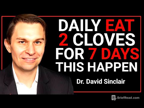 What Happens When You Eat 2 Cloves a Day for 7 Days (not what you think) || DR. DAVID SINCLAIR
